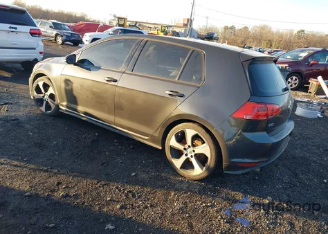 2015 Volkswagen Golf Gti 2.0T Autobahn 4-Door from USA, damaged, VIN 3VW4T7AU8FM015626